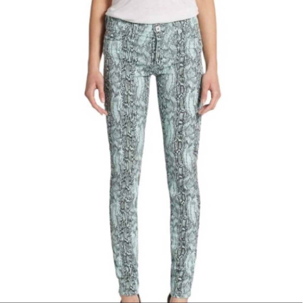 HUDSON Nico Snake Print Jeans